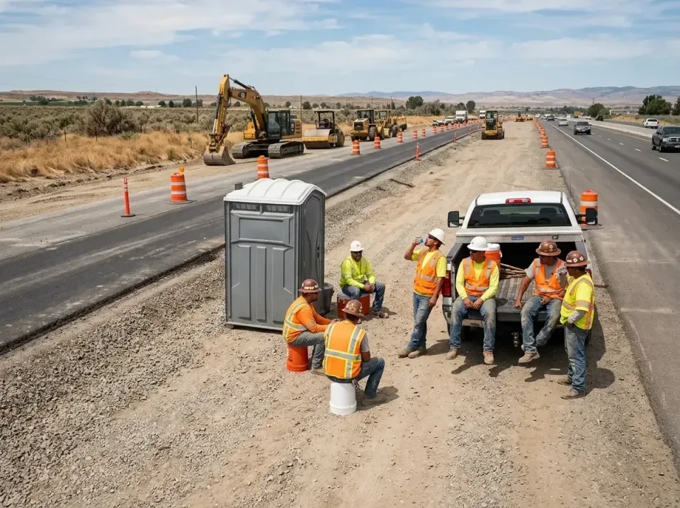 highway-road-construction-crew-007 — frequently asked questions, Porta Potty and Restroom Rentals in Picture Rocks, AZ